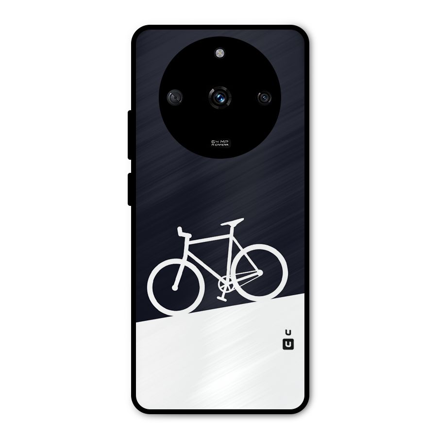 Bicycle Minimal Art Metal Back Case for Realme Narzo 60 5G
