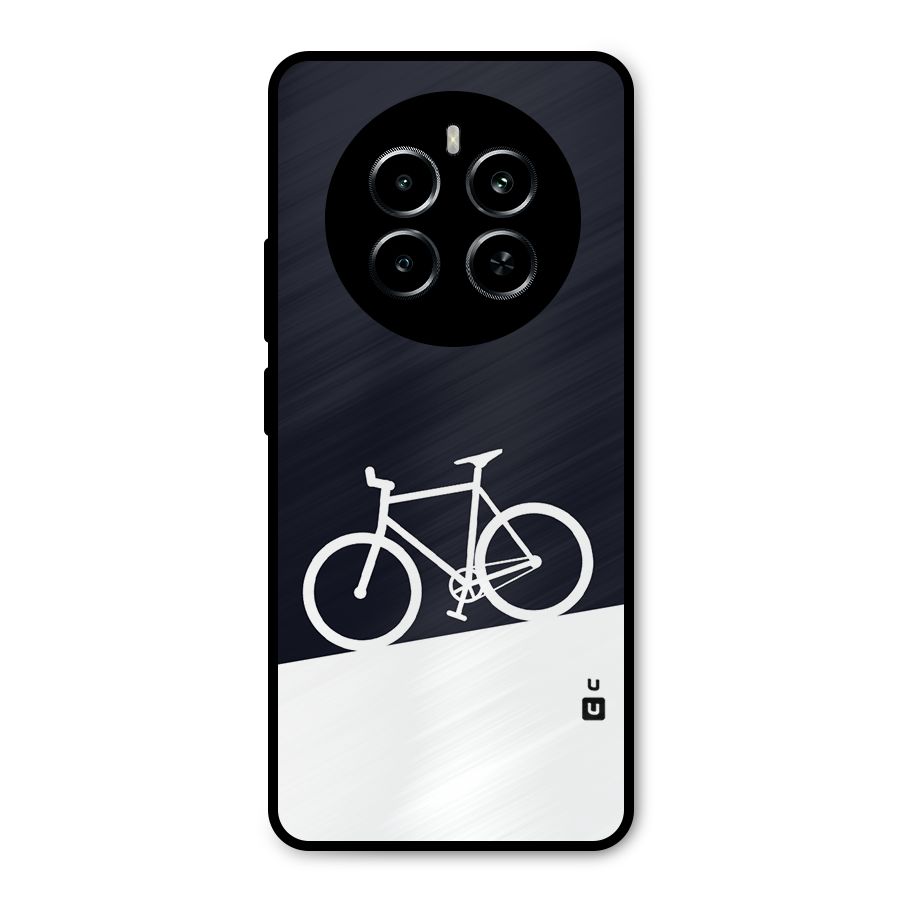 Bicycle Minimal Art Metal Back Case for Realme P1