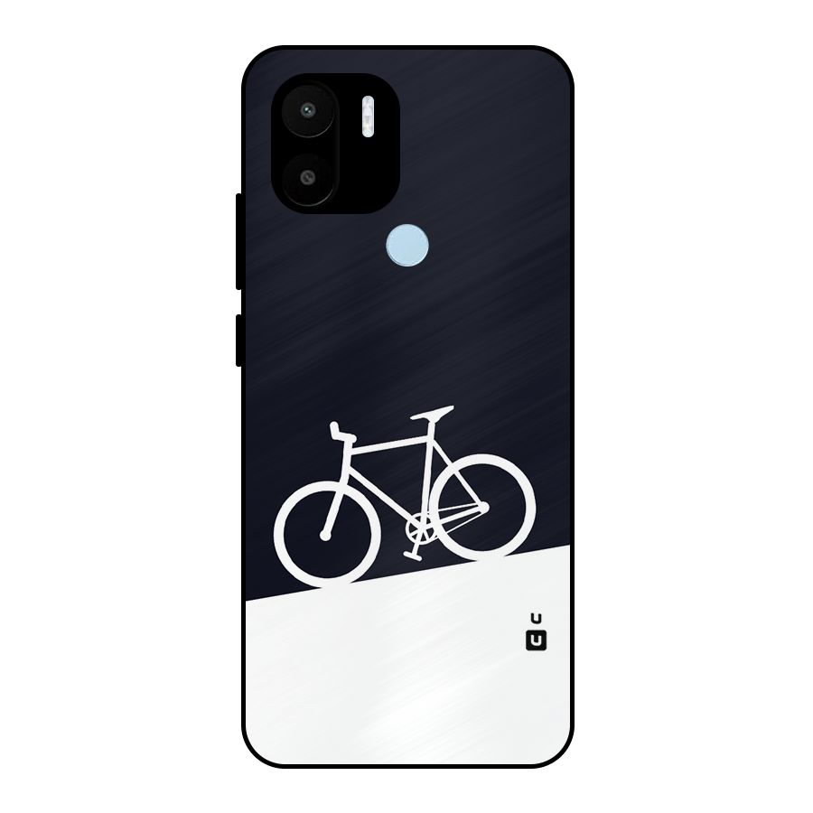 Bicycle Minimal Art Metal Back Case for Redmi A2+