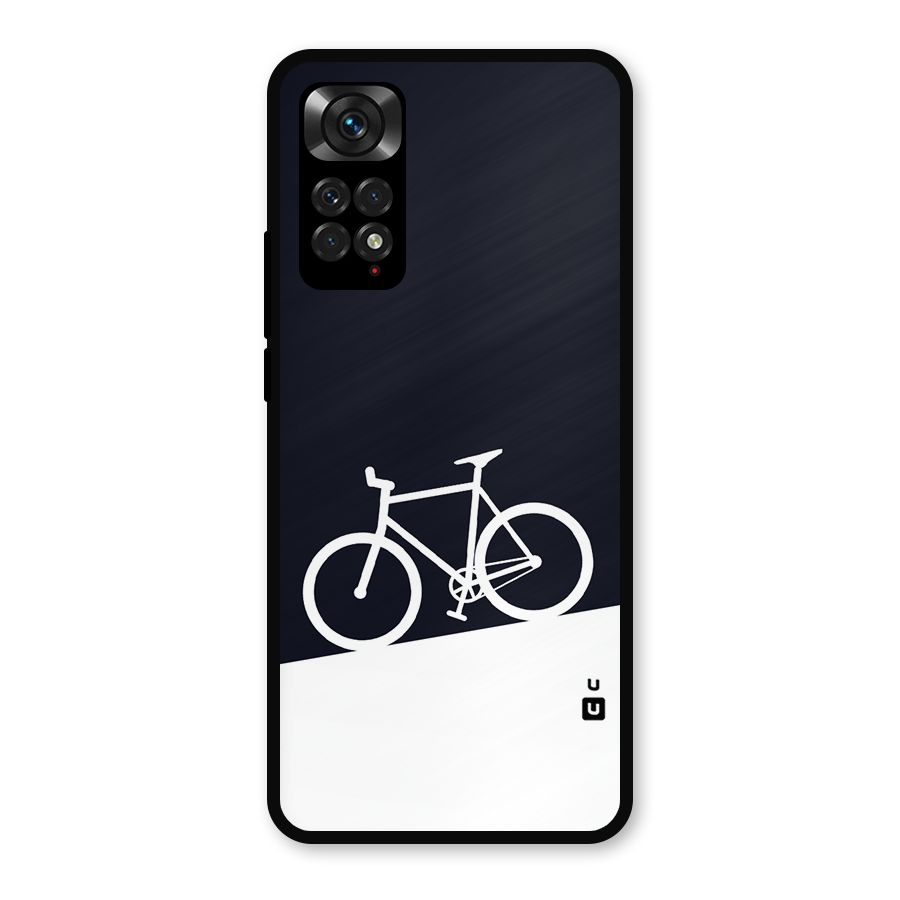 Bicycle Minimal Art Metal Back Case for Redmi Note 11s