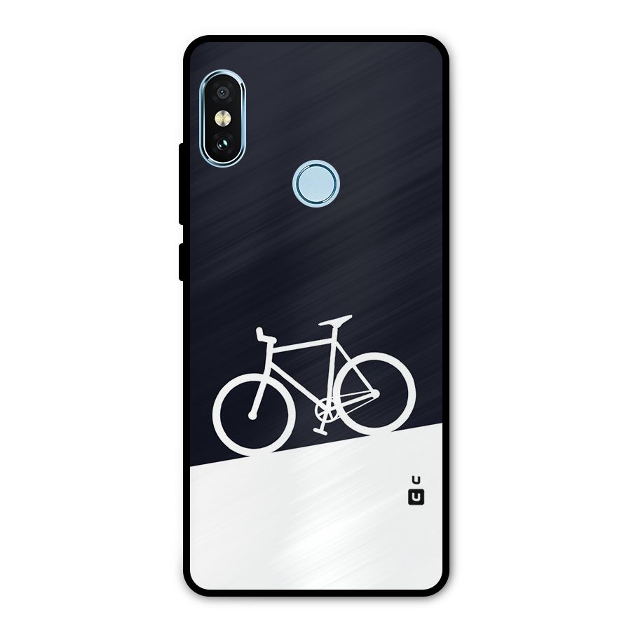 Bicycle Minimal Art Metal Back Case for Redmi Note 5 Pro