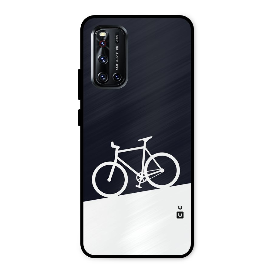 Bicycle Minimal Art Metal Back Case for Vivo V19