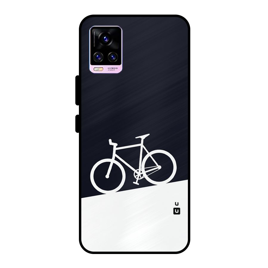 Bicycle Minimal Art Metal Back Case for Vivo V20 Pro