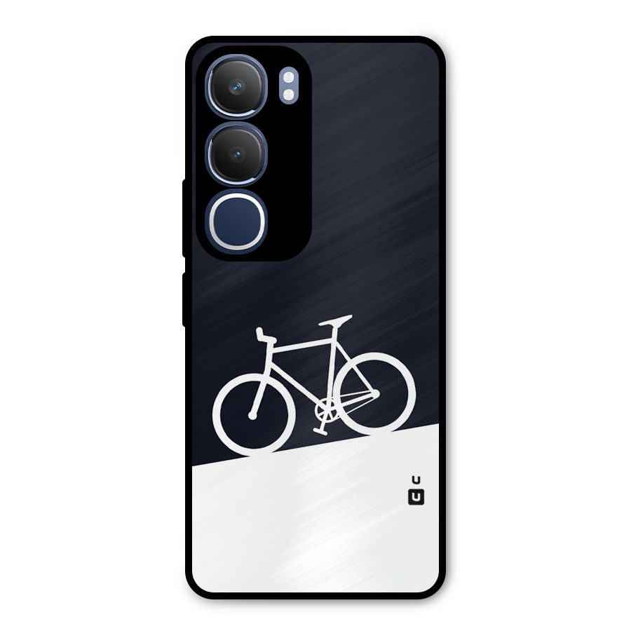 Bicycle Minimal Art Metal Back Case for Vivo Y29