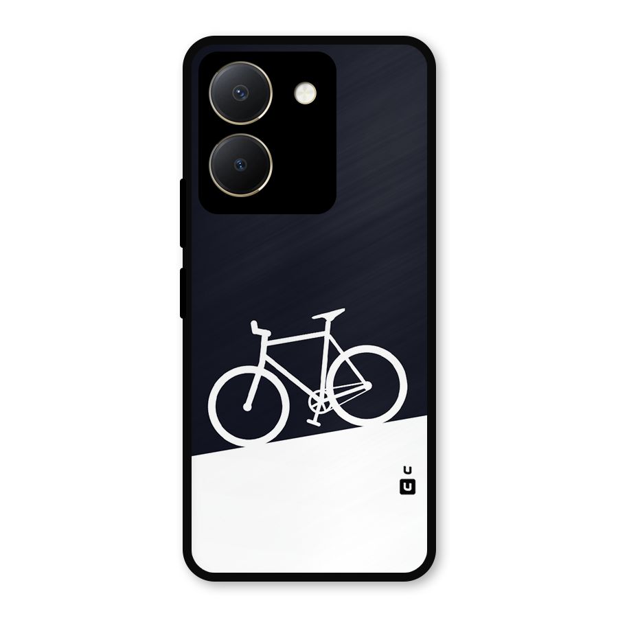 Bicycle Minimal Art Metal Back Case for Vivo Y36