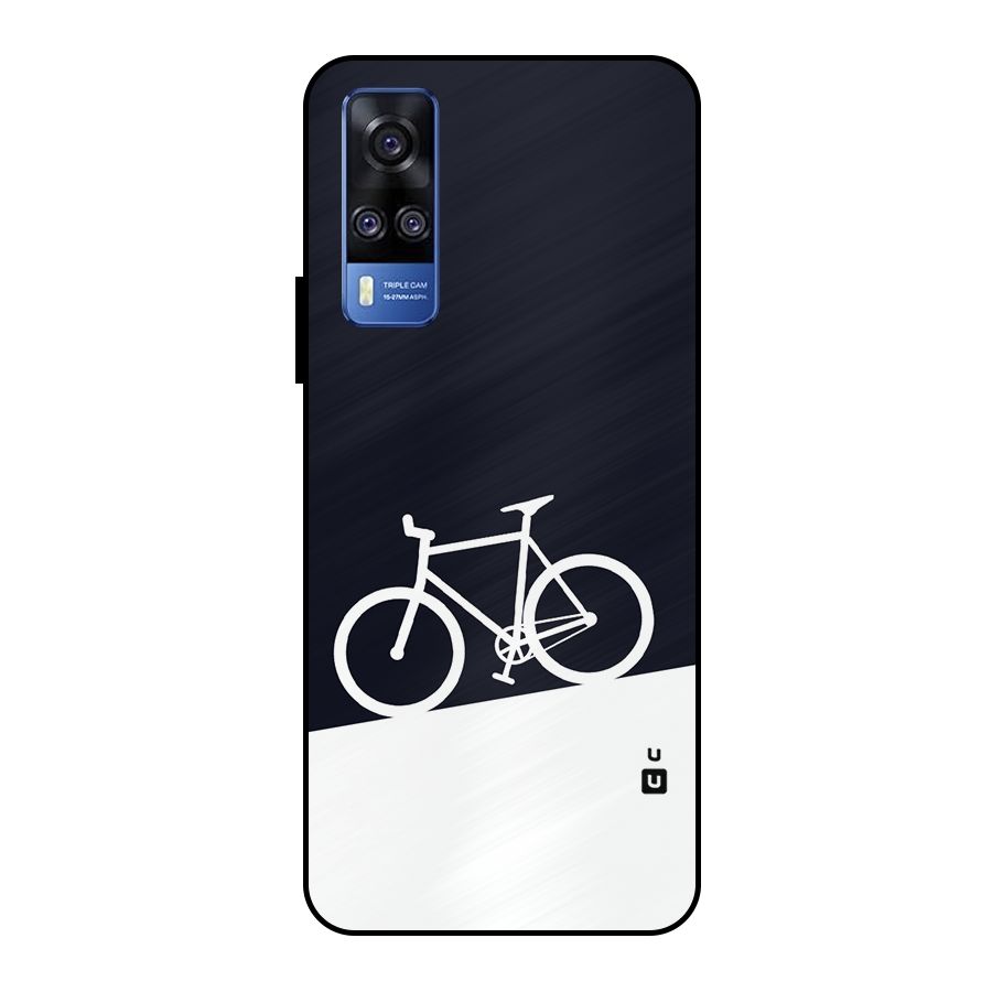 Bicycle Minimal Art Metal Back Case for Vivo Y51