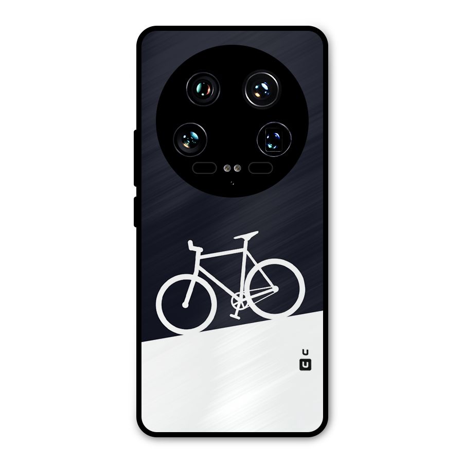 Bicycle Minimal Art Metal Back Case for Xiaomi 14 Ultra