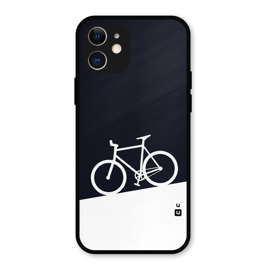 Bicycle Minimal Art Metal Back Case for iPhone 12