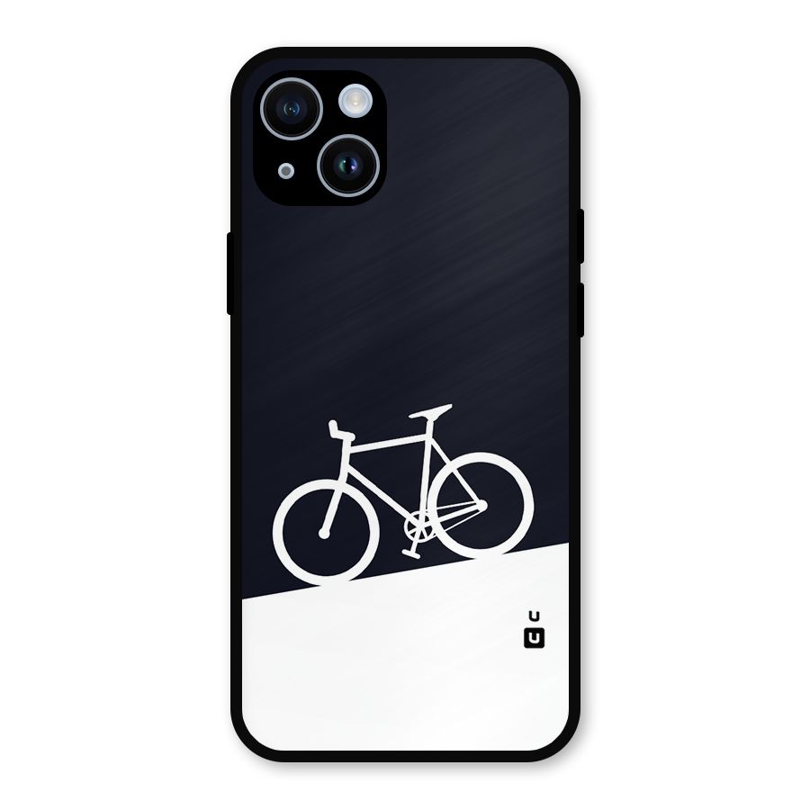 Bicycle Minimal Art Metal Back Case for iPhone 14