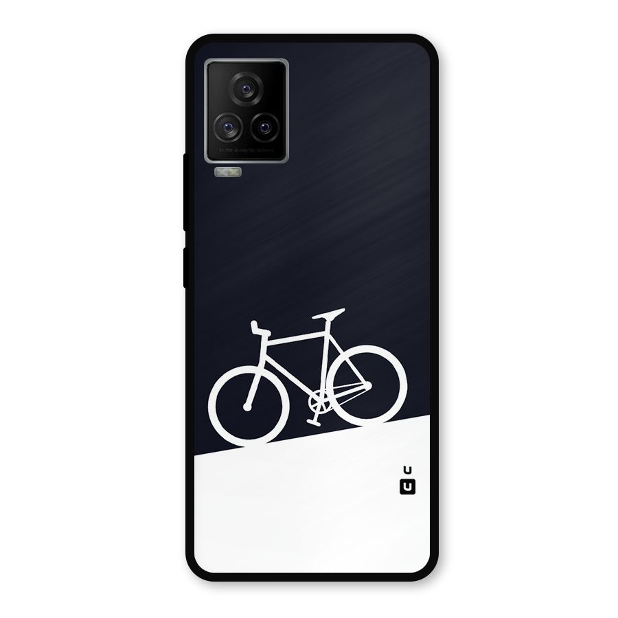 Bicycle Minimal Art Metal Back Case for iQOO 7 Legend 5G