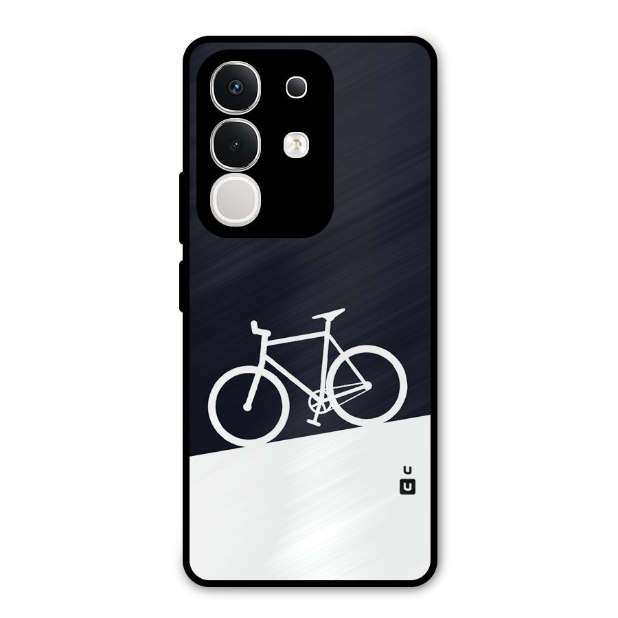 Bicycle Minimal Art Metal Back Case for iQOO Z10x