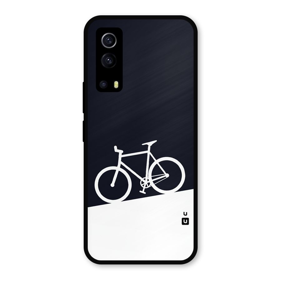 Bicycle Minimal Art Metal Back Case for iQOO Z3