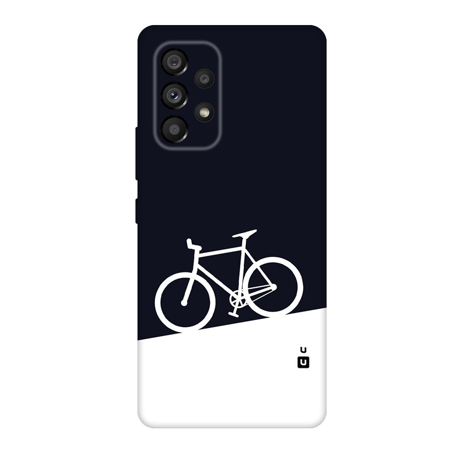 Bicycle Minimal Art Original Polycarbonate Back Case for Galaxy A53 5G