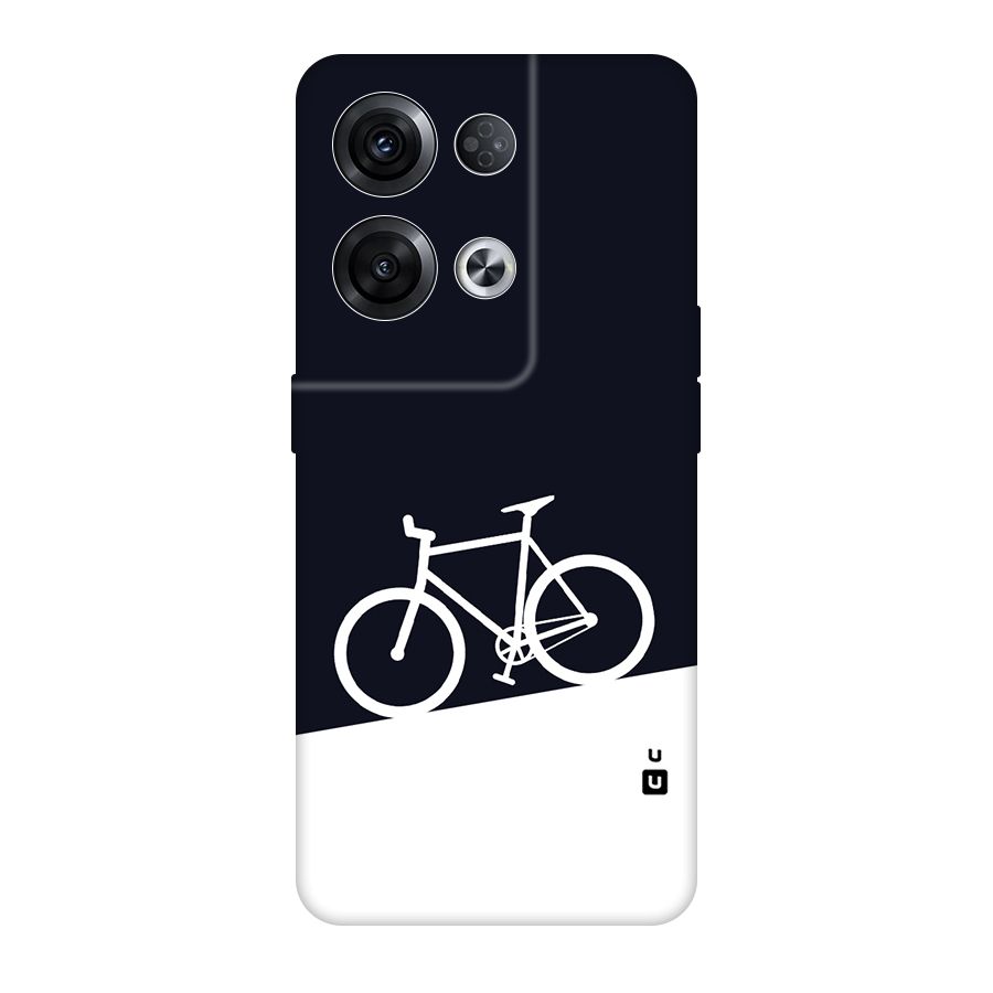 Bicycle Minimal Art Original Polycarbonate Back Case for Oppo Reno8 Pro 5G