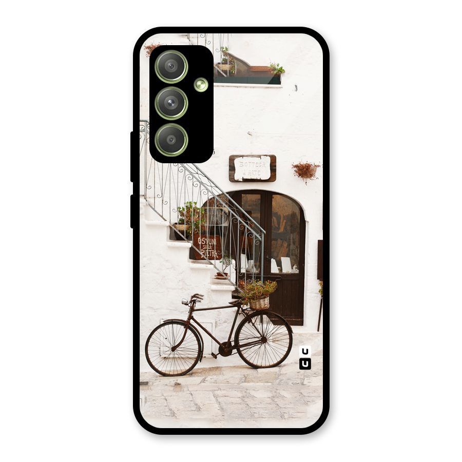Bicycle Wall Glass Back Case for Galaxy A54