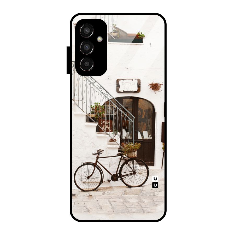 Bicycle Wall Glass Back Case for Galaxy F13