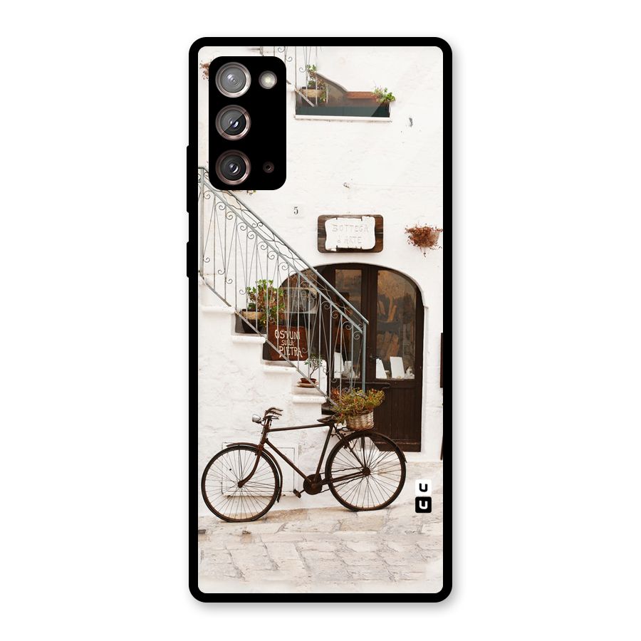 Bicycle Wall Glass Back Case for Galaxy Note 20