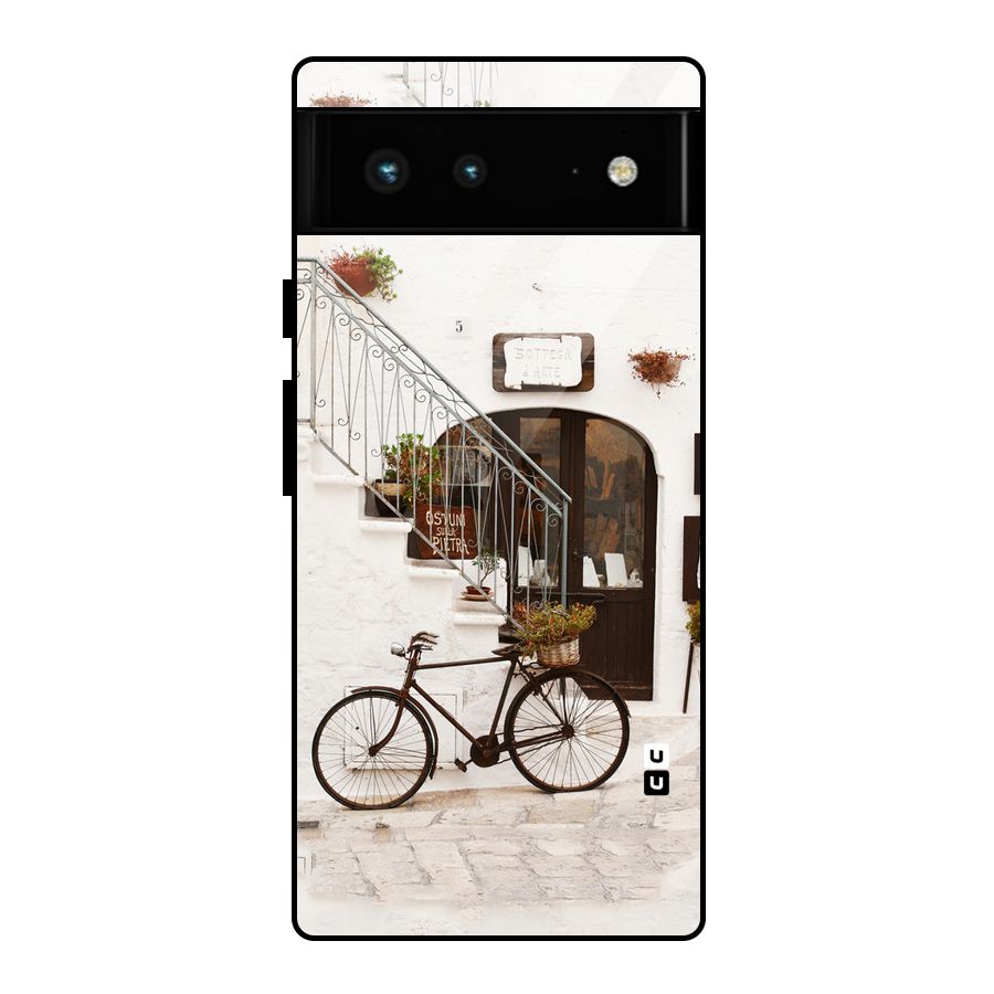 Bicycle Wall Glass Back Case for Google Pixel 6