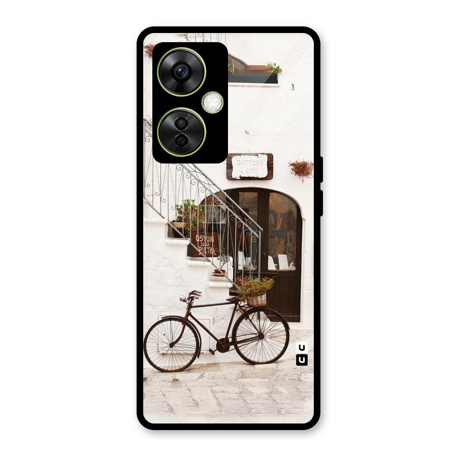 Bicycle Wall Glass Back Case for OnePlus Nord CE 3 Lite