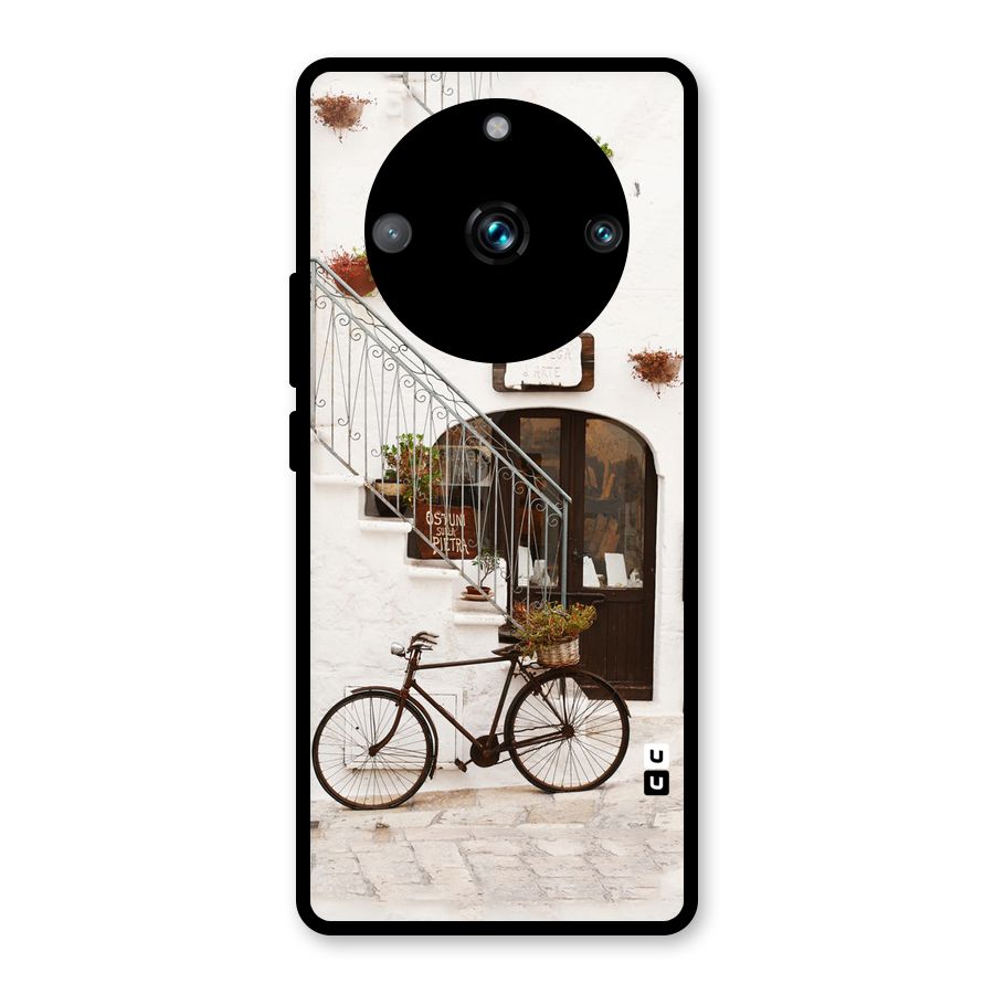 Bicycle Wall Glass Back Case for Realme 11 Pro Plus