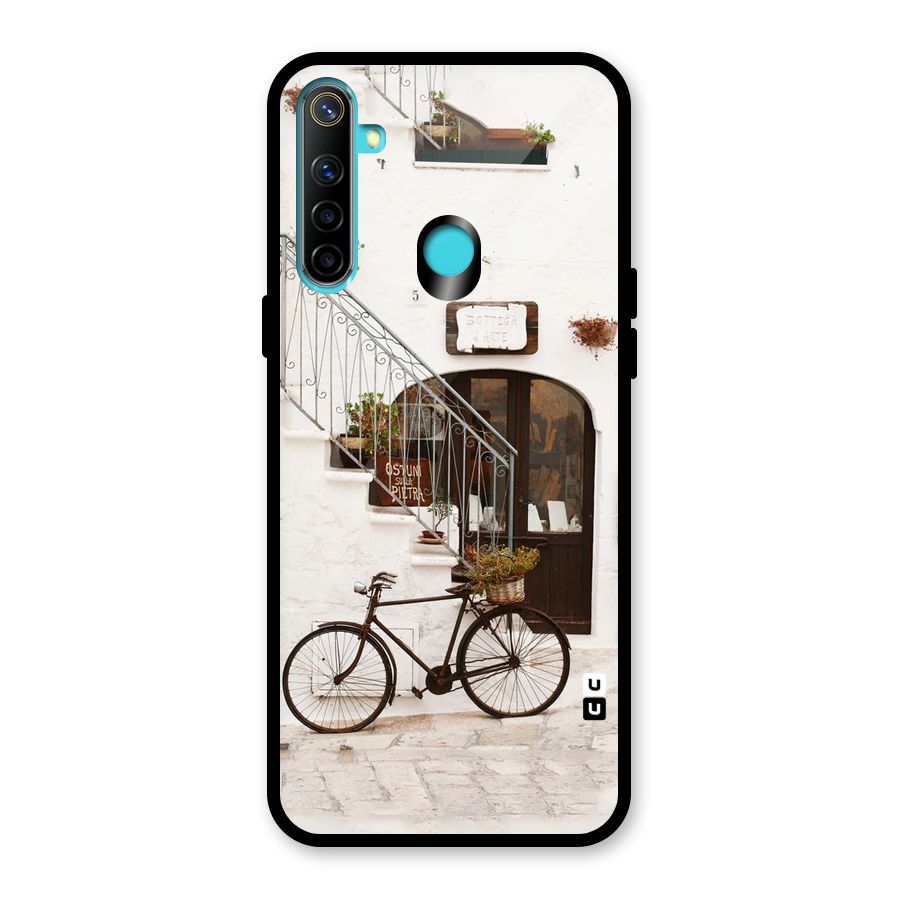 Bicycle Wall Glass Back Case for Realme 5