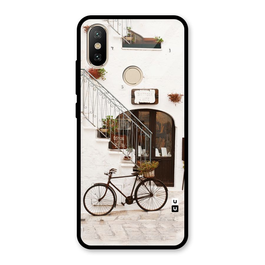 Bicycle Wall Glass Back Case for Redmi A2