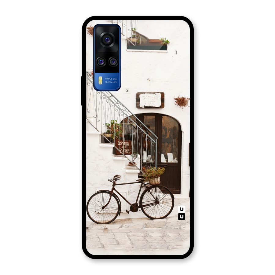Bicycle Wall Glass Back Case for Vivo Y31