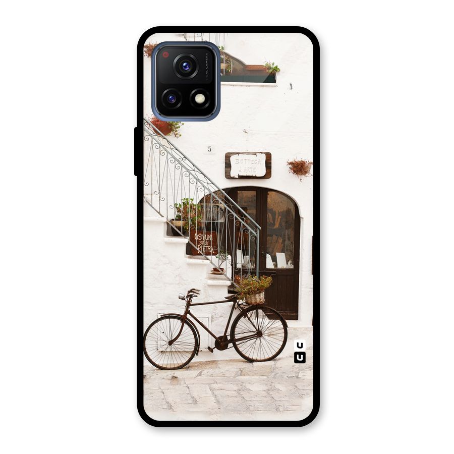 Bicycle Wall Glass Back Case for Vivo Y72 5G