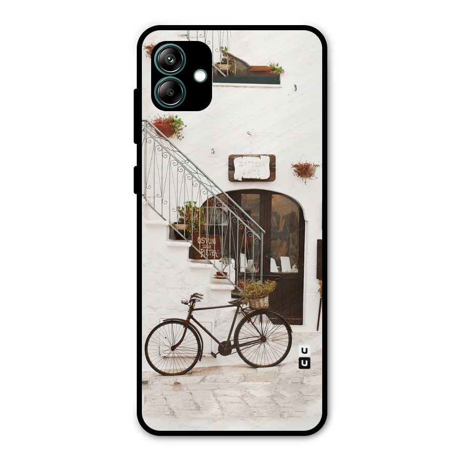 Bicycle Wall Metal Back Case for Galaxy A04