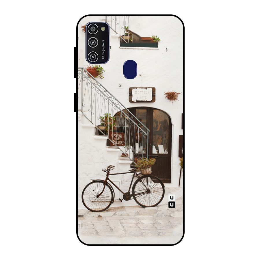 Bicycle Wall Metal Back Case for Galaxy M30s