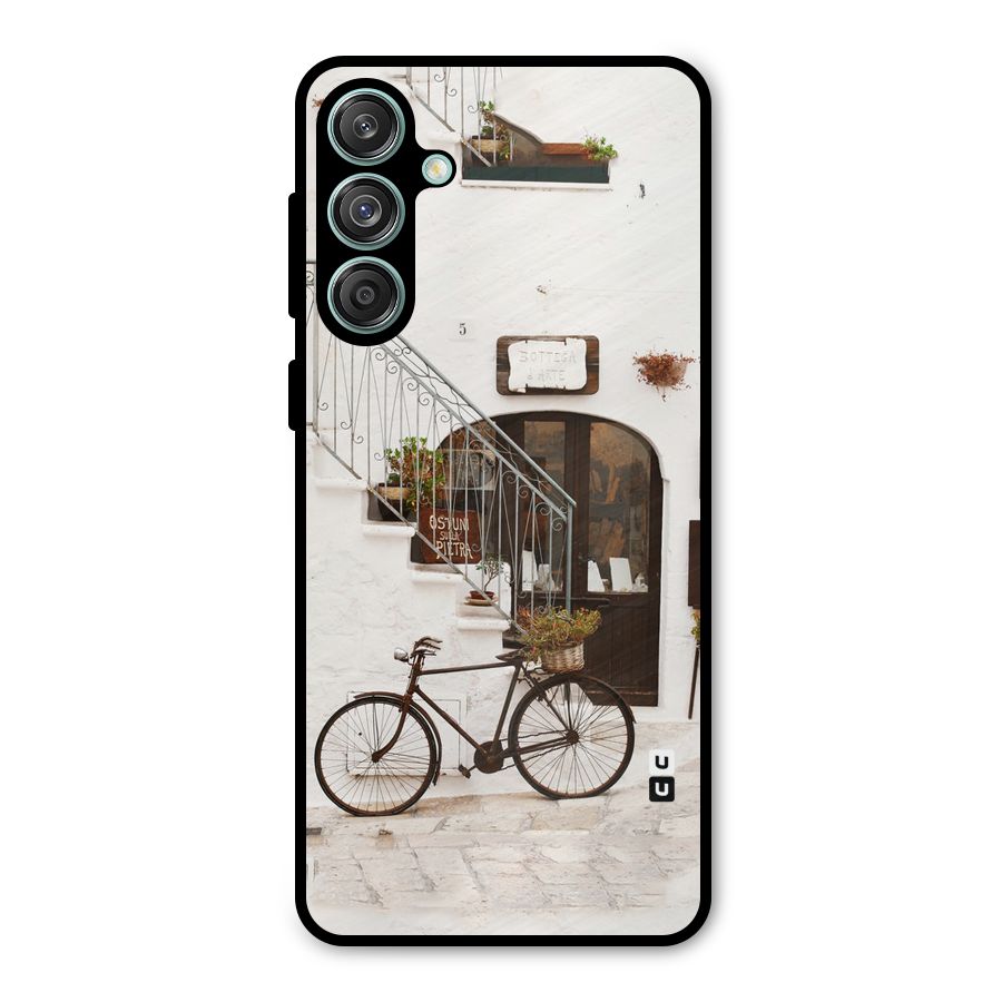 Bicycle Wall Metal Back Case for Galaxy M55 5G