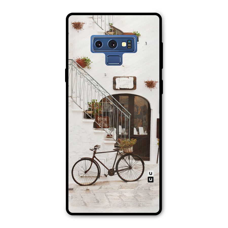 Bicycle Wall Metal Back Case for Galaxy Note 9