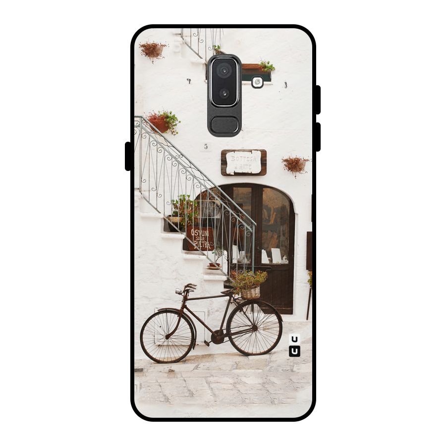 Bicycle Wall Metal Back Case for Galaxy On8 (2018)