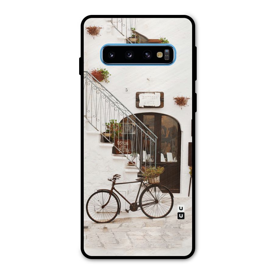 Bicycle Wall Metal Back Case for Galaxy S10