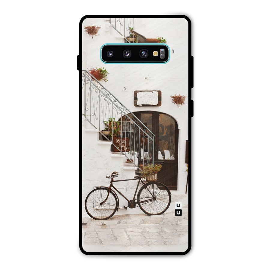 Bicycle Wall Metal Back Case for Galaxy S10 Plus