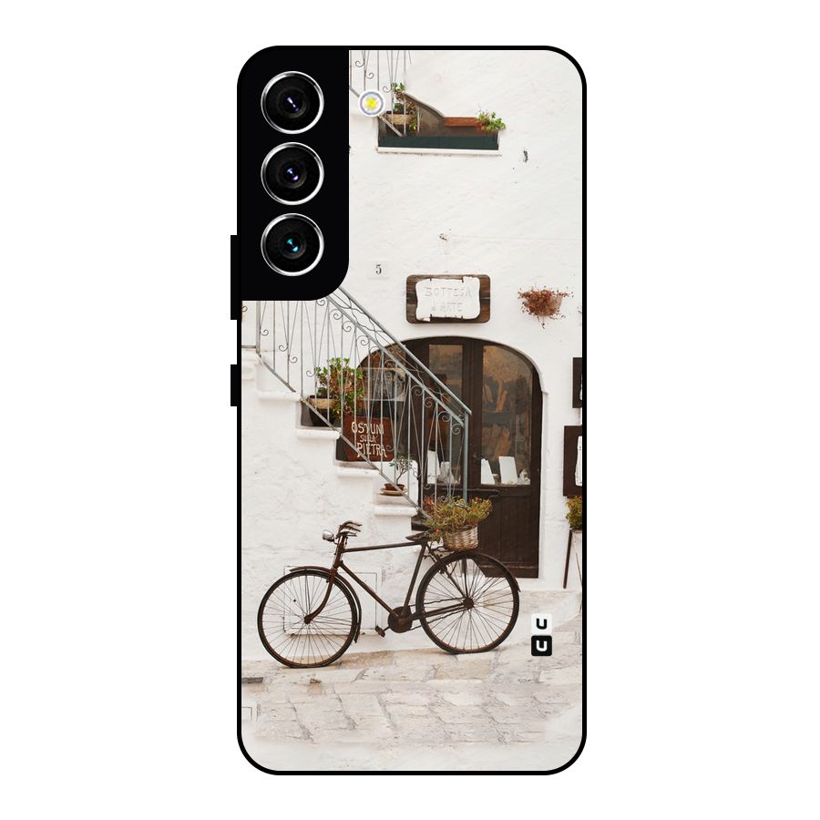 Bicycle Wall Metal Back Case for Galaxy S22 5G