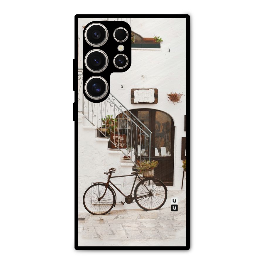Bicycle Wall Metal Back Case for Galaxy S24 Ultra