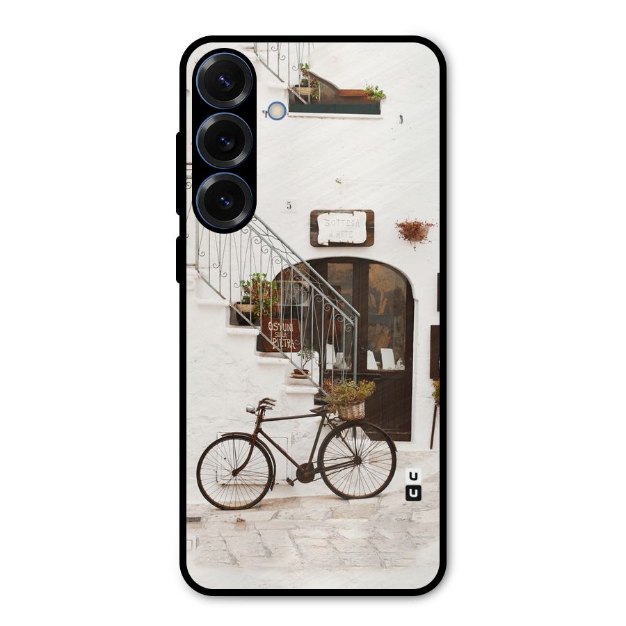 Bicycle Wall Metal Back Case for Galaxy S25 Plus