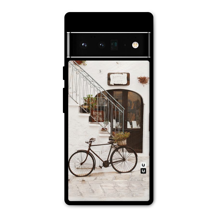 Bicycle Wall Metal Back Case for Google Pixel 6 Pro