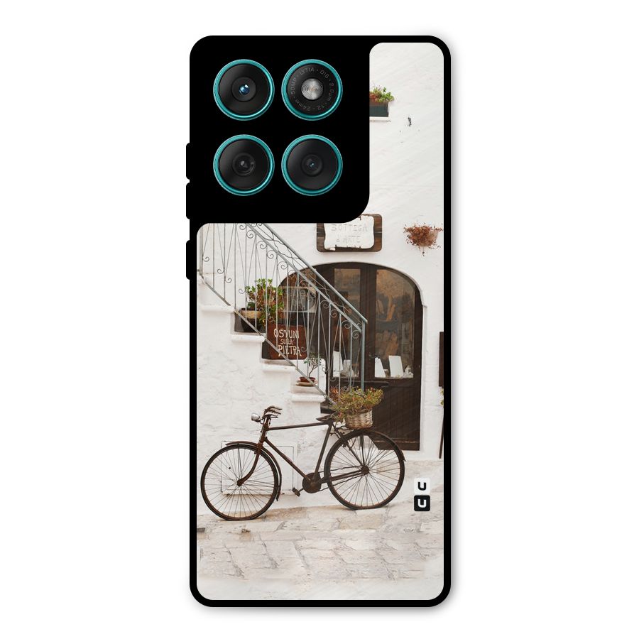 Bicycle Wall Metal Back Case for Motorola Edge 60 Fusion