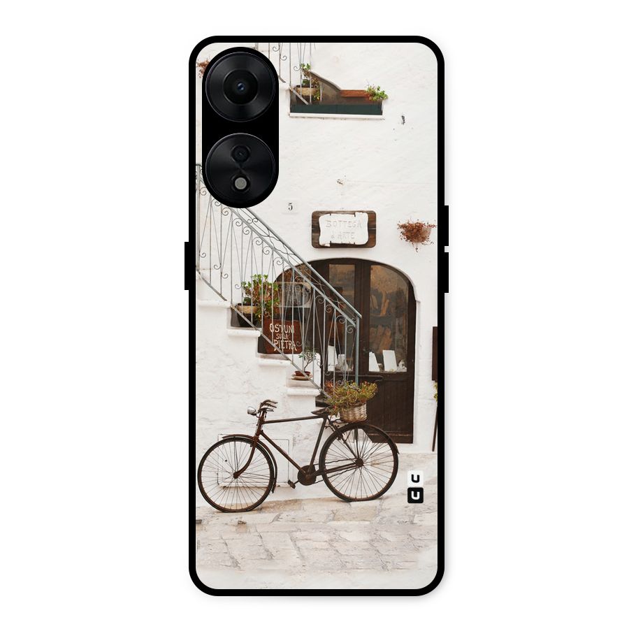 Bicycle Wall Metal Back Case for Oppo A78 5G