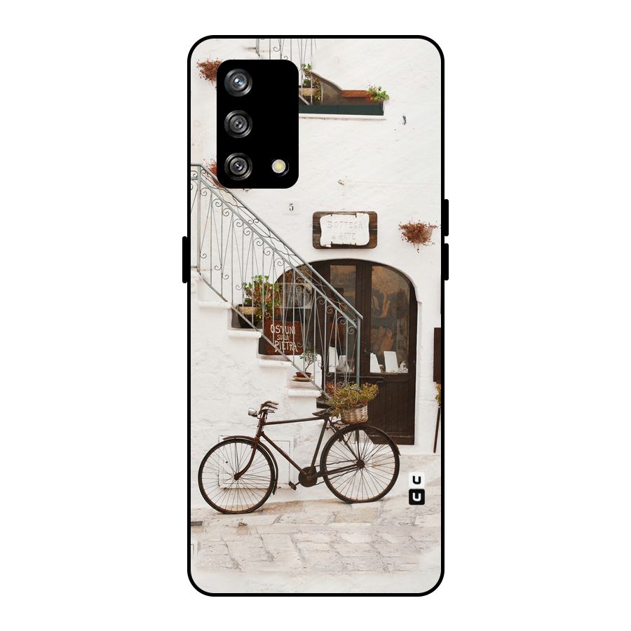 Bicycle Wall Metal Back Case for Oppo F19