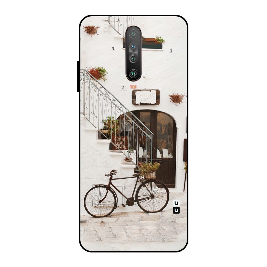 Bicycle Wall Metal Back Case for Poco X2