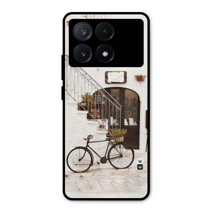 Bicycle Wall Metal Back Case for Poco X6 Pro
