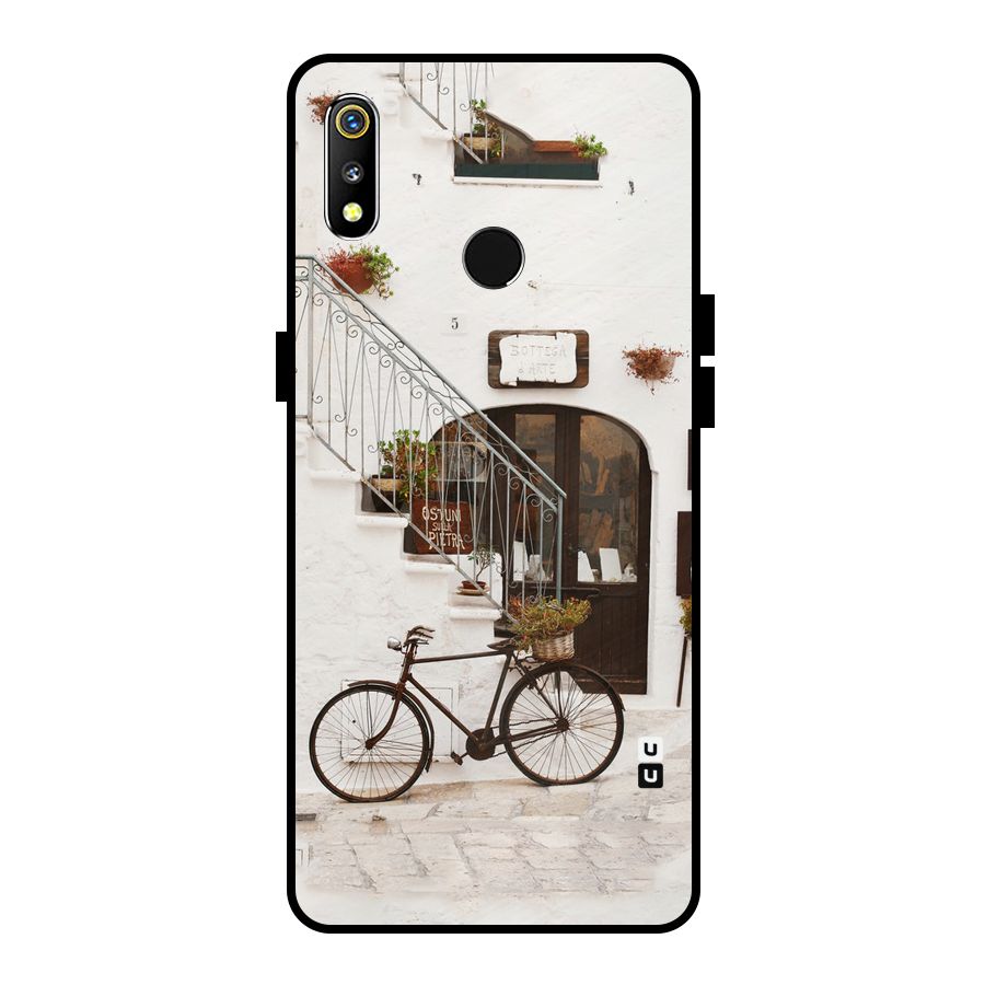 Bicycle Wall Metal Back Case for Realme 3i