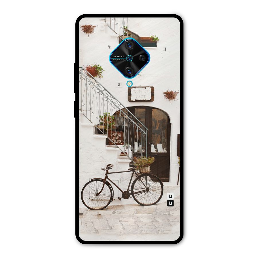 Bicycle Wall Metal Back Case for Vivo S1 Pro