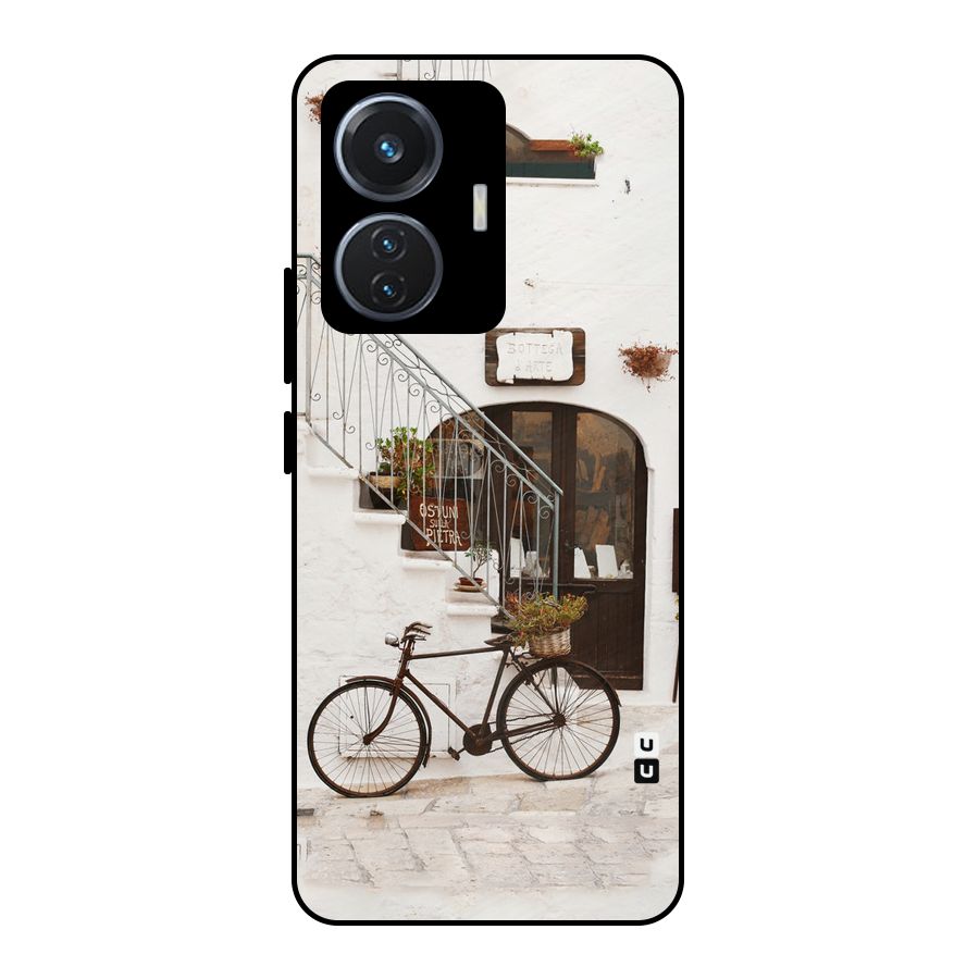 Bicycle Wall Metal Back Case for Vivo T1 44W