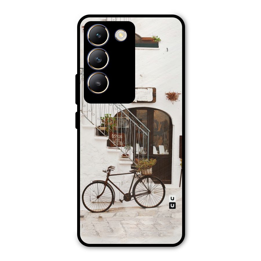 Bicycle Wall Metal Back Case for Vivo T3 5G