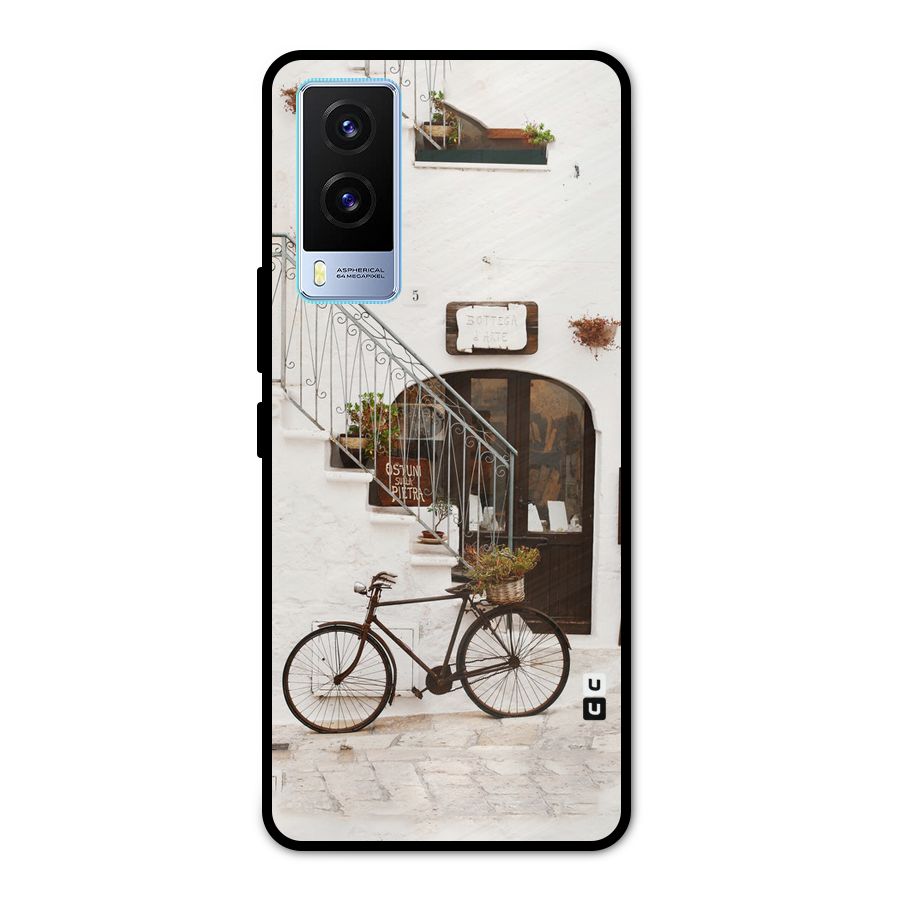Bicycle Wall Metal Back Case for Vivo V21e 5G