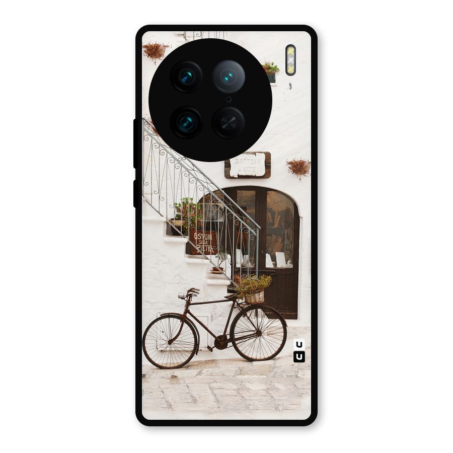 Bicycle Wall Metal Back Case for Vivo X90 Pro